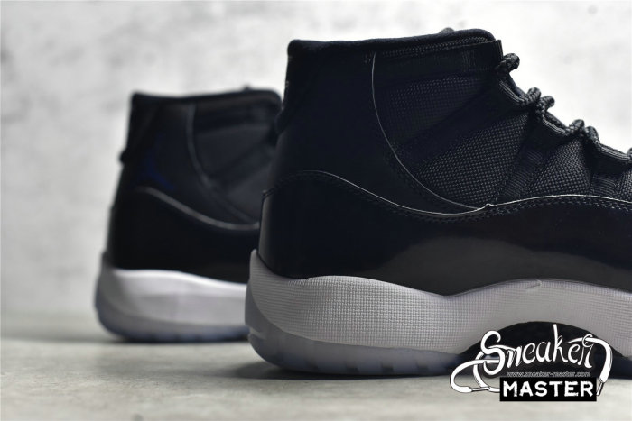 NIKE AIR JORDAN 11 RETRO SPACE JAM 2016 BLACK/CONCORD-WHITE 378037-003