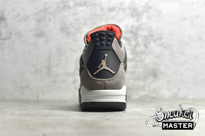 NIKE AIR JORDAN 4 RETRO TAUPE HAZE/OIL GREY/OFF WHITE/INFRARED 23 DB0732-200