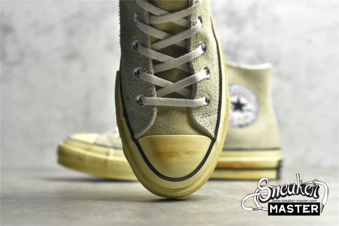 CONVERSE CHUCK TAYLOR 70S HIGH X THISISNEVERTHAT NEW VINTAGE LEMON ICING/PASTEL YELLOW 172395C