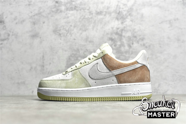 NIKE AIR FORCE 1 LOW 07 GRASS GREEN/LIGHT GREY/BROWN-BEIGE DL5819-618
