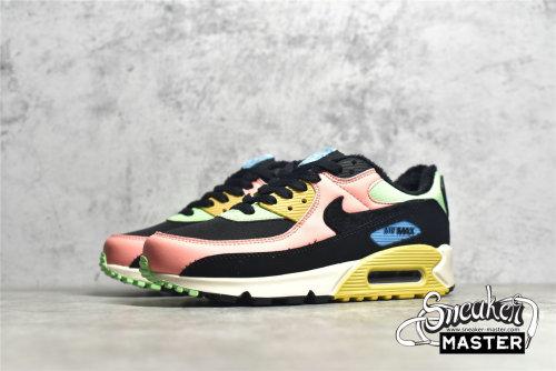 NIKE AIR MAX 90 WHITE/FUR/MULTI-COLOR CT1891-600