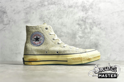 CONVERSE CHUCK TAYLOR 70S HIGH X THISISNEVERTHAT NEW VINTAGE LEMON ICING/PASTEL YELLOW 172395C