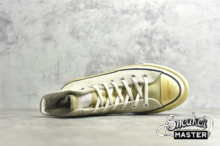 CONVERSE CHUCK TAYLOR 70S HIGH X THISISNEVERTHAT NEW VINTAGE LEMON ICING/PASTEL YELLOW 172395C