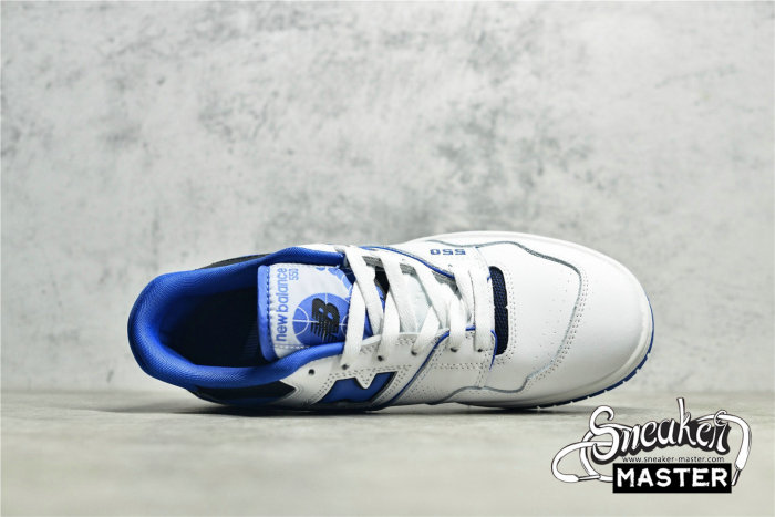 NEW BALANCE 550 RUNNING SHOES WHITE/BLUE/BLACK BB550SN1