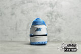 NEW BALANCE 550 RUNNING SHOES WHITE/TEAM CAROLINA BLUE/BLACK BB550HL1