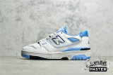 NEW BALANCE 550 RUNNING SHOES WHITE/TEAM CAROLINA BLUE/BLACK BB550HL1