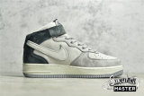 NIKE AIR FORCE 1 MID 07 RICE GRAY/DARK GRAY-BEIGE DG9158-616