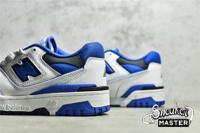 NEW BALANCE 550 RUNNING SHOES WHITE/BLUE/BLACK BB550SN1