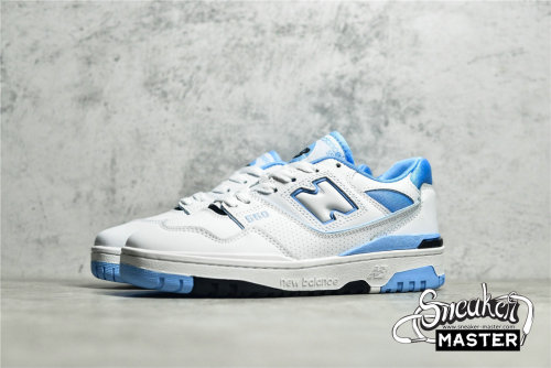 NEW BALANCE 550 RUNNING SHOES WHITE/TEAM CAROLINA BLUE/BLACK BB550HL1