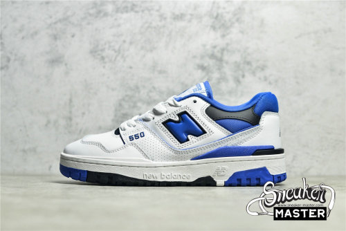 NEW BALANCE 550 RUNNING SHOES WHITE/BLUE/BLACK BB550SN1