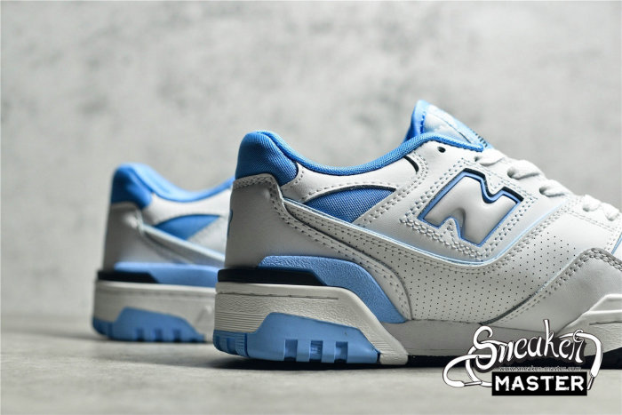 NEW BALANCE 550 RUNNING SHOES WHITE/TEAM CAROLINA BLUE/BLACK BB550HL1