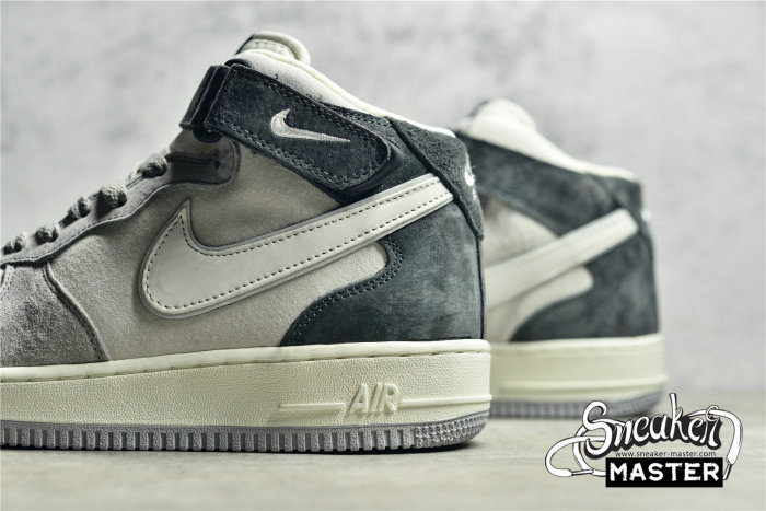 NIKE AIR FORCE 1 MID 07 RICE GRAY/DARK GRAY-BEIGE DG9158-616