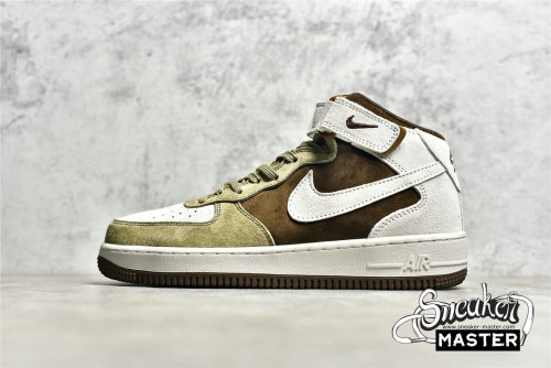NIKE AIR FORCE 1 07 MID CHOCOLATE/WHITE/BROWN HD3053-188