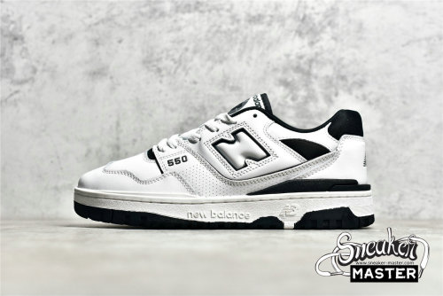 NEW BALANCE 550 RUNNING SHOES WHITE/BLACK/WHITE BB550HR1