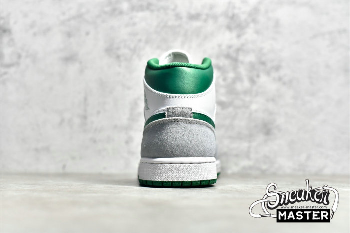 NIKE AIR JORDAN 1 MID SE WHITE/LIGHT SMOKE GREY/PINE GREEN DC7294-103