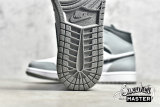 NIKE AIR JORDAN 1 MID LIGHT SMOKE GREY/WHITE/ANTHRACITE 554724-078