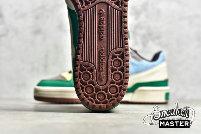 ADIDAS MELTING SADNESS X FORUM LOW SHOES BLUE/GREEN-BROWN GW8724