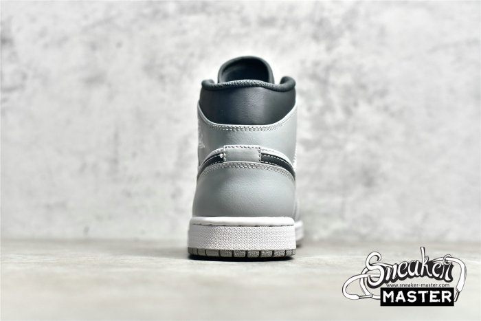 NIKE AIR JORDAN 1 MID LIGHT SMOKE GREY/WHITE/ANTHRACITE 554724-078