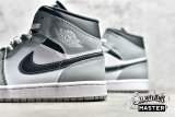 NIKE AIR JORDAN 1 MID LIGHT SMOKE GREY/WHITE/ANTHRACITE 554724-078