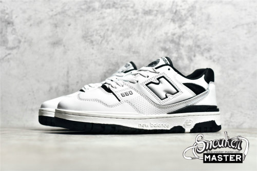 NEW BALANCE 550 RUNNING SHOES WHITE/BLACK/WHITE BB550HR1