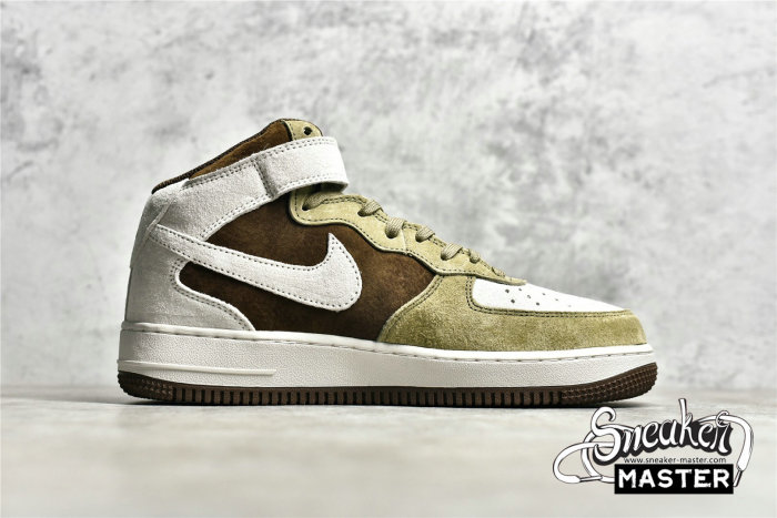 NIKE AIR FORCE 1 07 MID CHOCOLATE/WHITE/BROWN HD3053-188