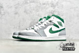 NIKE AIR JORDAN 1 MID SE WHITE/LIGHT SMOKE GREY/PINE GREEN DC7294-103