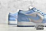 NIKE AIR JORDAN 1 LOW FOOTBALL GREY/ALUMINUM/WHITE DC0774-050