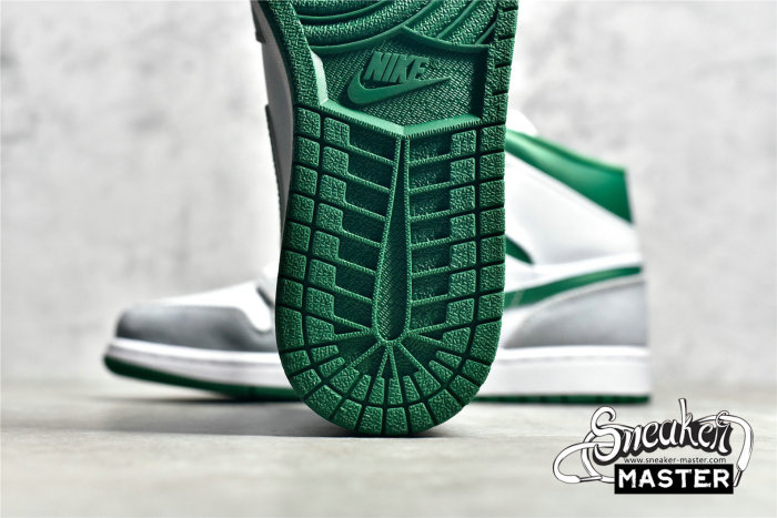 NIKE AIR JORDAN 1 MID SE WHITE/LIGHT SMOKE GREY/PINE GREEN DC7294-103