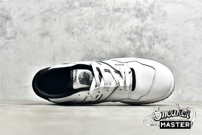 NEW BALANCE 550 RUNNING SHOES WHITE/BLACK/WHITE BB550HR1