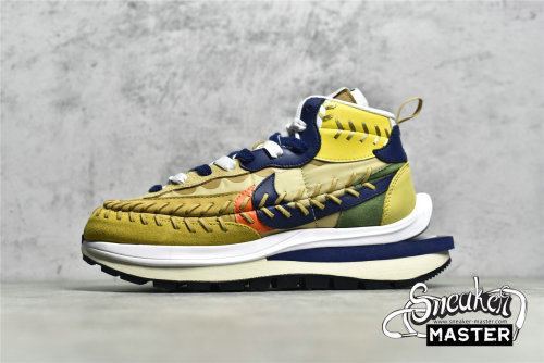 NIKE SACAI X JEAN PAUL GAULTIER X VAPORWAFFLE SESAME/BLUE VOID/WHITE DH9186-200