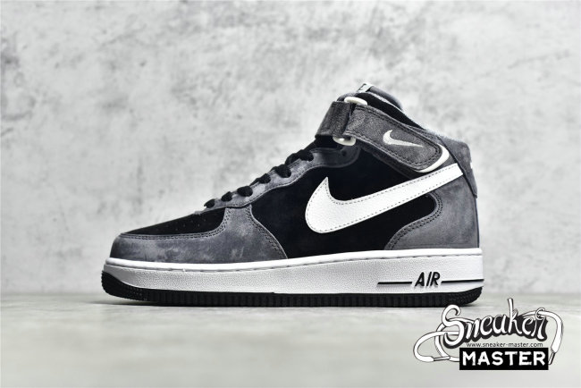 NIKE AIR FORCE 1 MID 07 DARK GREY/BLACK-WHITE QT3369-996