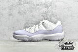 NIKE AIR JORDAN 11 WHITE/WHITE/PURE VIOLET AH7860-101