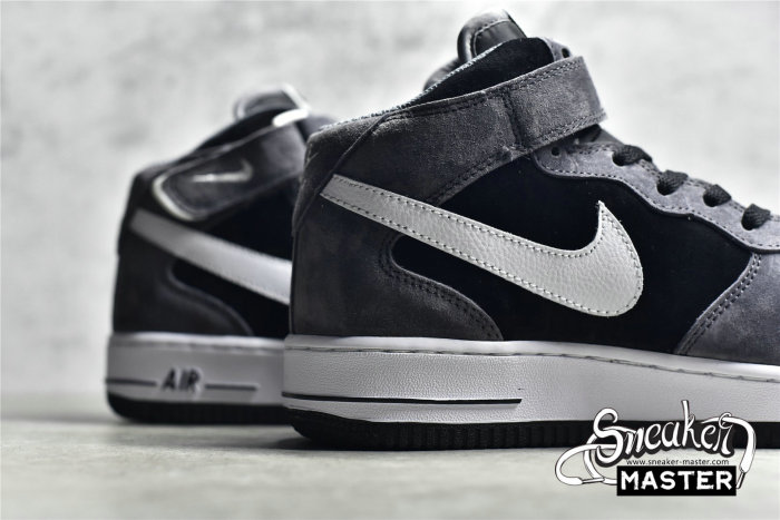 NIKE AIR FORCE 1 MID 07 DARK GREY/BLACK-WHITE QT3369-996