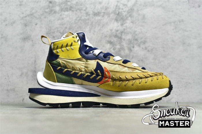 NIKE SACAI X JEAN PAUL GAULTIER X VAPORWAFFLE SESAME/BLUE VOID/WHITE DH9186-200