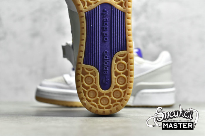 ADIDAS PALACE X FORUM 84 LOW FABULOUS FORUM FOOTWEAR WHITE/COLLEGIATE PURPLE/GREY ONE GZ8371