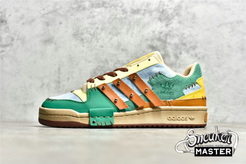 ADIDAS MELTING SADNESS X FORUM EXHIBIT LOW PUPPET COSTUME ACTIVE GOLD/TECH COPPER/PALE NUDE GW8725