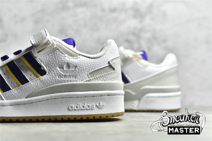 ADIDAS PALACE X FORUM 84 LOW FABULOUS FORUM FOOTWEAR WHITE/COLLEGIATE PURPLE/GREY ONE GZ8371