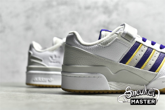 ADIDAS PALACE X FORUM 84 LOW FABULOUS FORUM FOOTWEAR WHITE/COLLEGIATE PURPLE/GREY ONE GZ8371