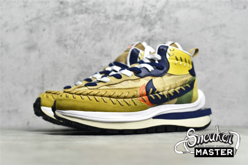 NIKE SACAI X JEAN PAUL GAULTIER X VAPORWAFFLE SESAME/BLUE VOID/WHITE DH9186-200