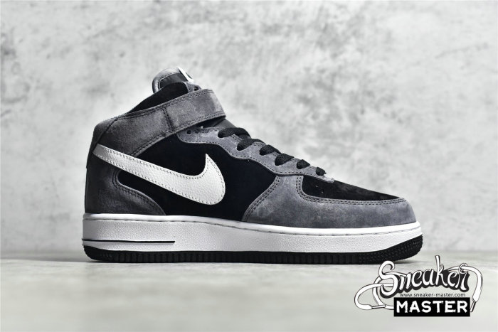 NIKE AIR FORCE 1 MID 07 DARK GREY/BLACK-WHITE QT3369-996