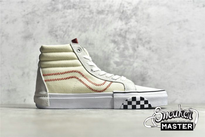 VANS SK8 HIGH REISSUE CAP BEIGE/MARSH/RED VN0A3WM130L