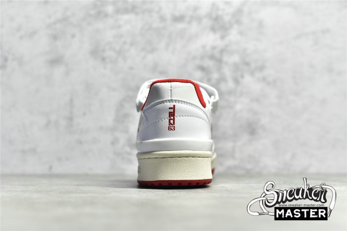 ADIDAS QUICCS X FORUM LOW TEQ63 CLOUD WHITE/SCARLET/CORE BLACK GW3493