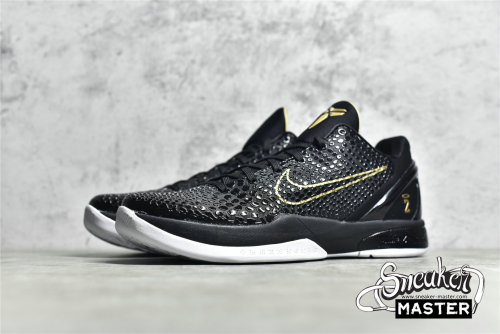 NIKE ZOOM KOBE 6 BALCK DEL SOL BLACK/METALLIC GOLD/WHITE KB0824-127