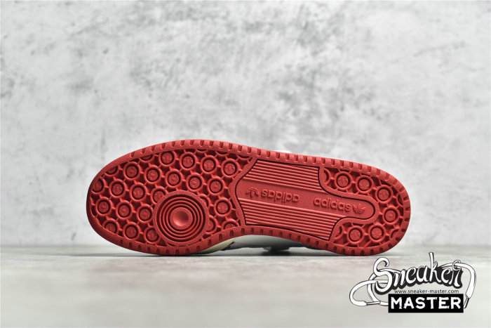 ADIDAS QUICCS X FORUM LOW TEQ63 CLOUD WHITE/SCARLET/CORE BLACK GW3493