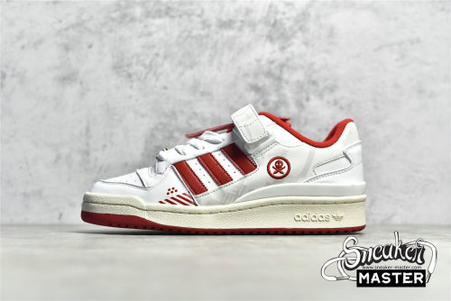ADIDAS QUICCS X FORUM LOW TEQ63 CLOUD WHITE/SCARLET/CORE BLACK GW3493