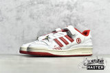 ADIDAS QUICCS X FORUM LOW TEQ63 CLOUD WHITE/SCARLET/CORE BLACK GW3493
