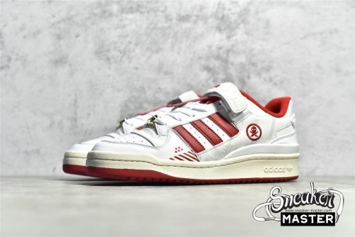 ADIDAS QUICCS X FORUM LOW TEQ63 CLOUD WHITE/SCARLET/CORE BLACK GW3493