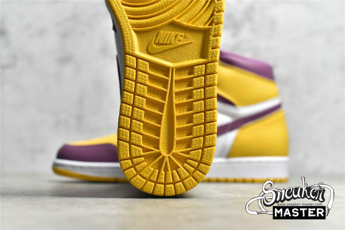 NIKE AIR JORDAN 1 HIGH RETRO OG BROTHERHOOD UNIVERSITY GOLD/LIGHT BORDEAUX/WHITE 555088-706