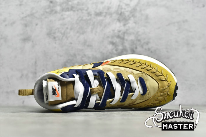 NIKE SACAI X JEAN PAUL GAULTIER X VAPORWAFFLE SESAME/BLUE VOID/WHITE DH9186-200