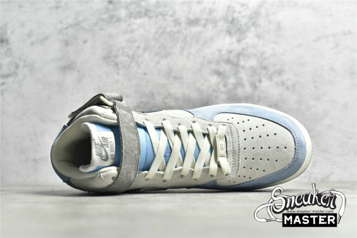 NIKE AIR FORCE 1 MID 07 BEIGE/LIGHT BLUE/GREY AL6896-559